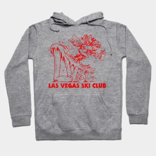 Retro Defunct 80s Las Vegas Ski Club Hoodie